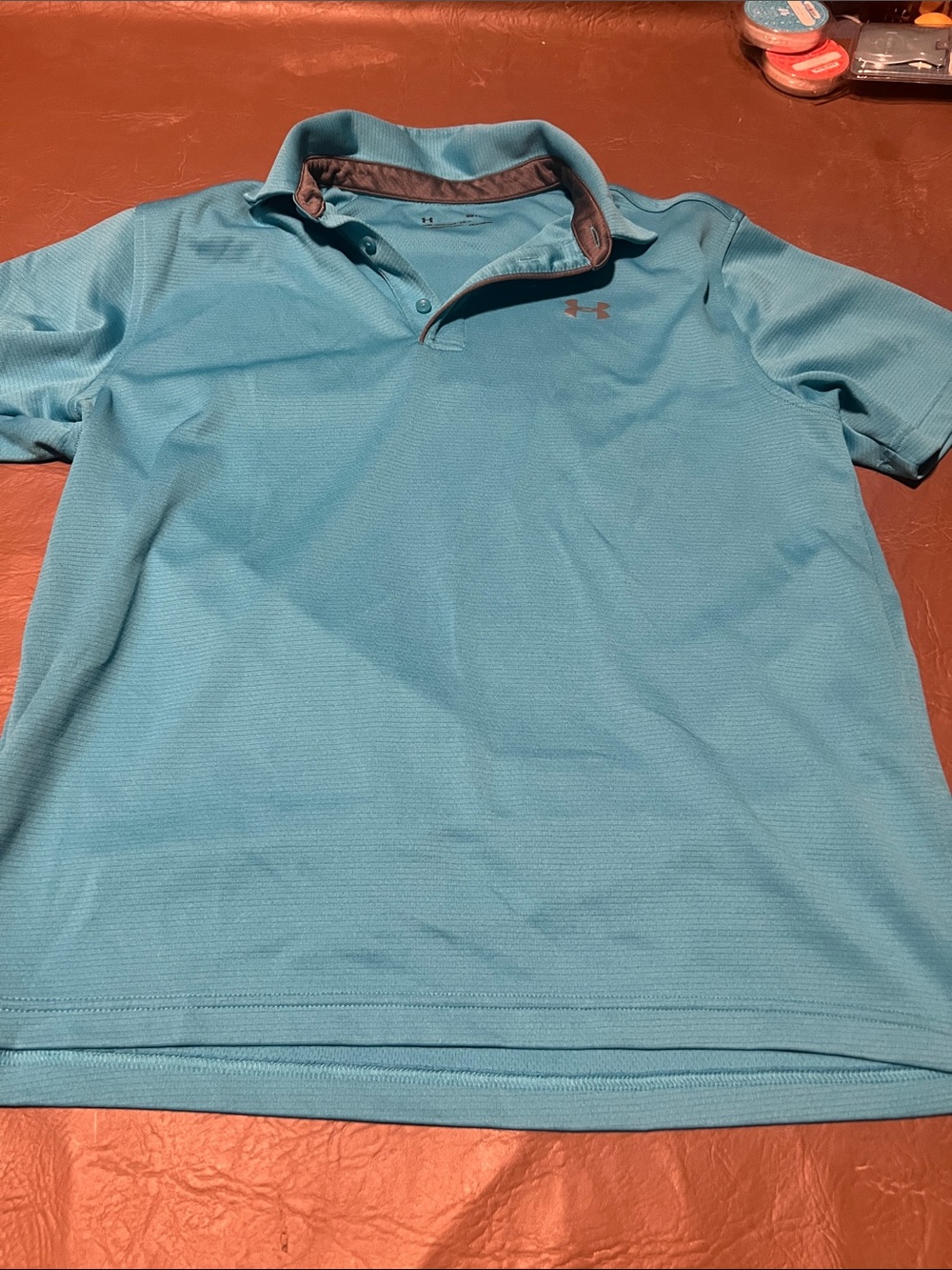 Under Armour Men’s Teal Performance Polo